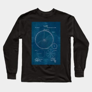 Blueprint Penny Farthing Patent Long Sleeve T-Shirt